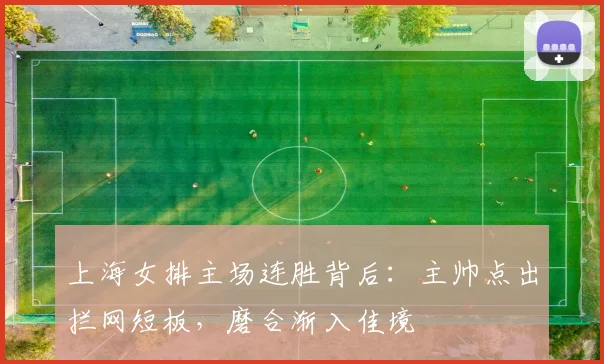 上海女排主场连胜背后:主帅点出拦网短板,磨合渐入佳境